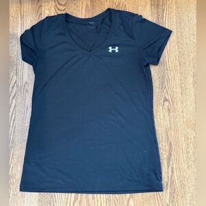 Under Armour Black Women's Athletic Tee with Small Logo
